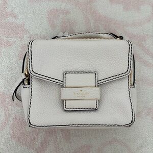 Kate Spade Cream Mini Bag with Black Trim